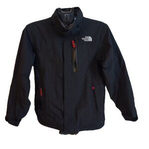 The North Face Outer Shell of the HyVent Black Full-Zip Jacket Youth 14/16